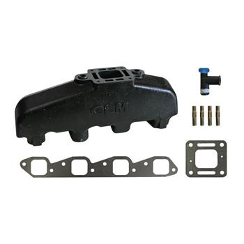 EXHAUST MANIFOLD KIT, MERCRUISER 7.4L 8.2L 454/502,